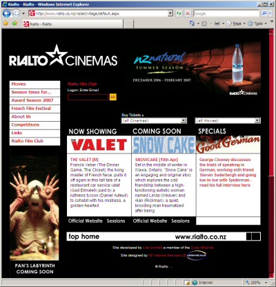 Rialto home page
